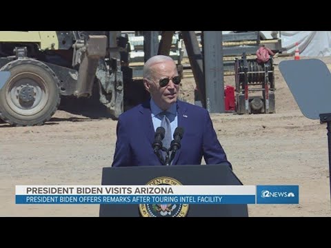 President Biden speaks after touring Arizona Intel campus