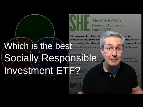 Which Socially Responsible Investment ETF is best?