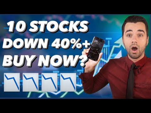 10 STOCKS DOWN 40%+🤯😱! BUY THE DIP!? 🔥🧐