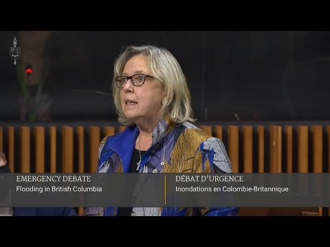 British Columbia flooding: Emergency debate in the House of Commons – November 24, 2021