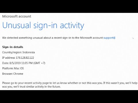 Best Tips for Microsoft Account Unusual Sign-in Activity