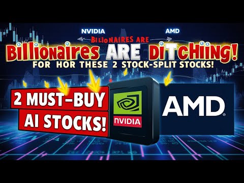 Billionaires Are Ditching Nvidia &amp; AMD for These 2 Stock-Split AI Stocks! 🚀