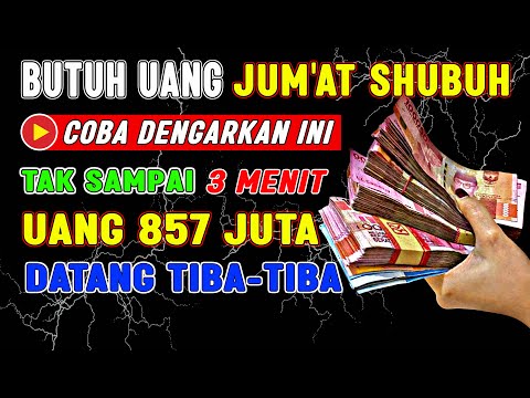 🔴Doa Khusus Jum&#039;at Shubuh Berkah Mustajab !! Doa Pembuka Pintu Rezeki, Kesehatan, Pelunas Hutang