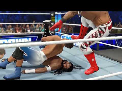 Intense Tag Team Clash: Austin Theory &amp; Waller vs. LWO (Mysterio &amp; Escobar) | WWE Smackdown 09/01/23