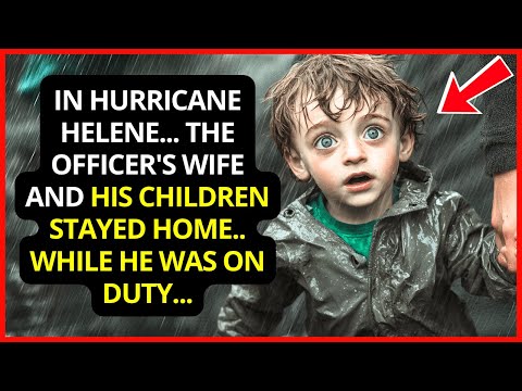 In Hurricane Helene | The Officer&#039;s Wife And Children Stayed Home While He Was On Duty...