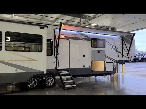 Bath &amp; 1/2 Fifth Wheel 2022 Cedar Creek 388WDM by Forestriver RVs @ Couchs RV Nation a RV Wholesaler