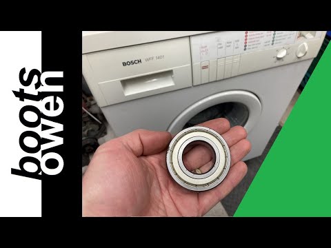 Noisy washing machine? Drum ball bearing full replacement process: easier than you think! DIY Method