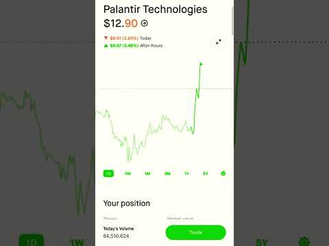 Palantir is riding that AI wave with NVIDIA #stockmarket #finance #PLTR #AI