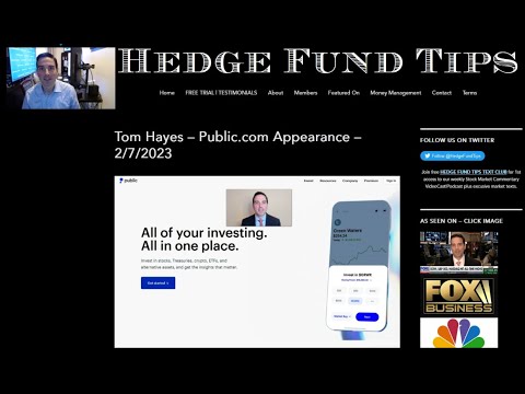 Hedge Fund Tips with Tom Hayes - VideoCast - Episode 173 - February 9, 2023