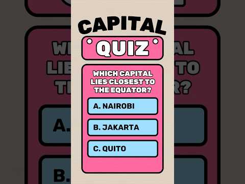 Unlock the Secrets of the WORLD&#039;s Overlooked Capitals 🤫