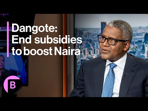 Nigeria Billionaire Dangote on Fuel Subsidy, Oil Prices, Football