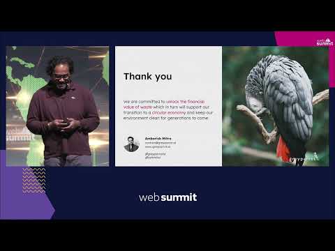 Web Summit 2021 - Greyparrot presents how AI is tackling the global waste and plastic crisis