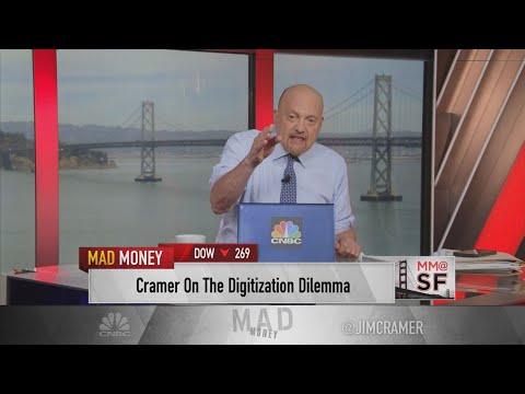 Jim Cramer warns investors not to bank on digitization stocks