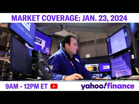 Stock market today: Stocks tread water as earnings pull down Dow | January 23, 2024