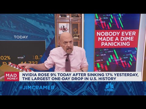 Jim Cramer explains why no one ever made a dime panicking