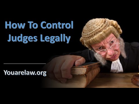 How To Control Judges and Win in Court