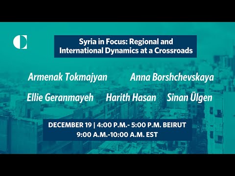 Syria in Focus: Regional and International Dynamics at a Crossroads