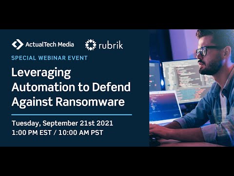 Leveraging Automation to Defend Against Ransomware with Rubrik