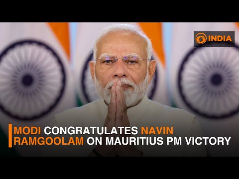 PM Modi congratulates Navin Ramgoolam &amp; other updates | DD India News Hour