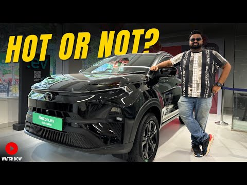 Tata Nexon.EV Red Dark | What&#039;s New? | First Look and Walkaround | Motoroids