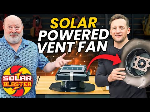 Solar Blaster Roofing Fan unboxing and overview