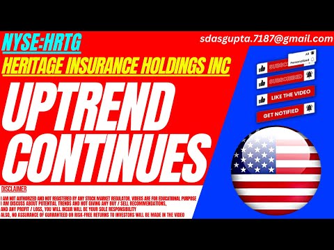 UPTREND CONTINUES : $HRTG STOCK ANALYSIS | HERITAGE INSURANCE STOCK