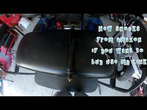 How to replace rear shocks on EZGO TXT DIY