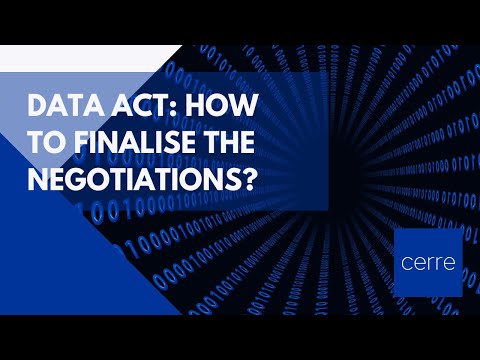 Data Act: How to Finalise the Negotiations?