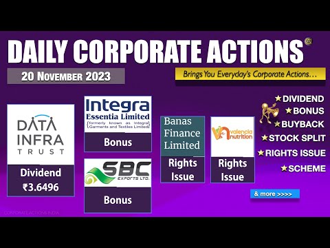 🚀 Tata Technologies IPO &amp; Latest Corporate Actions: Bonus, Rights, and Market Surprises Unveiled! 💼📈