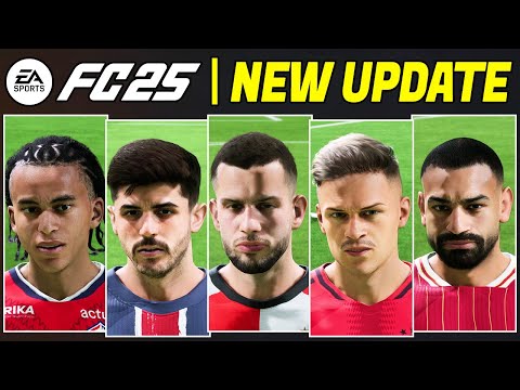 EA FC 25 NEWS | ALL NEW REAL FACES (Gameplay Footage) - TITLE UPDATE #6