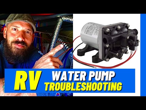 RV WATER PUMP TROUBLESHOOTING (Pump Runs but No Water...Fixed!)