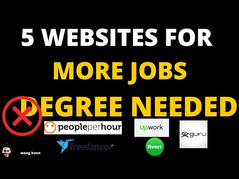 What is the best Fiverr alternative?More Jobs Without College Degree