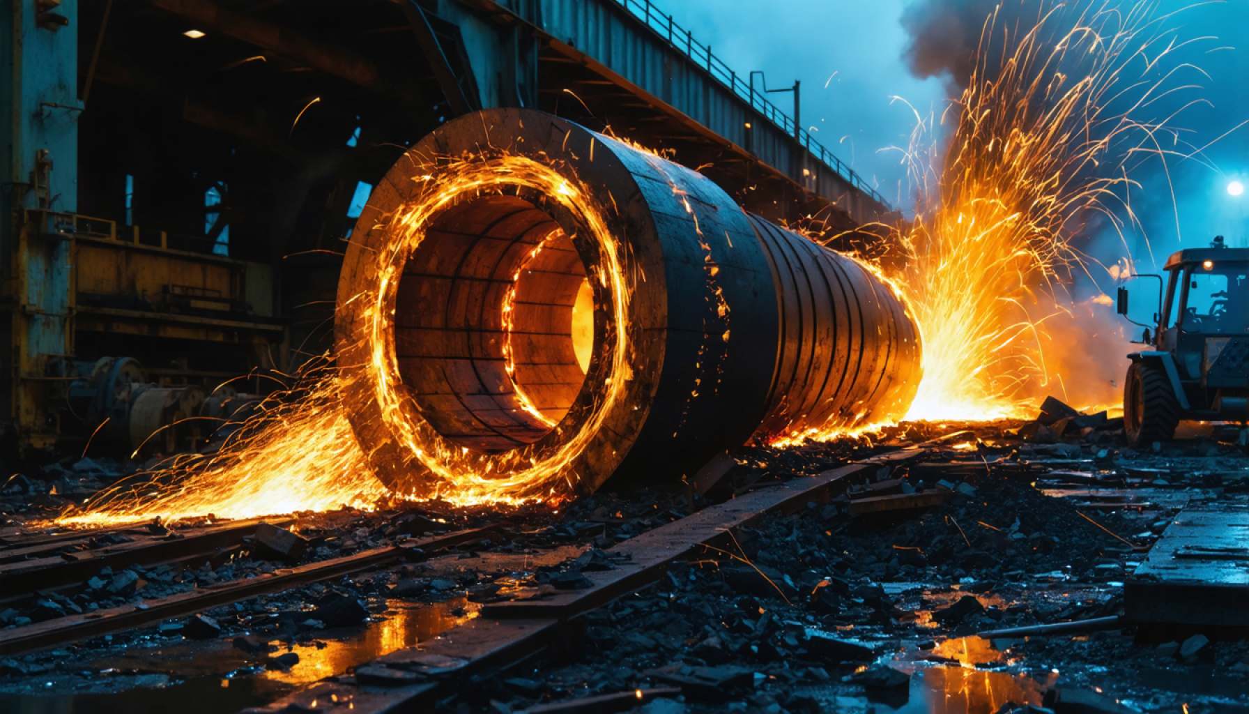 Sparks Fly: Power Struggle Ignites Over Steel Mill's $7M Debt