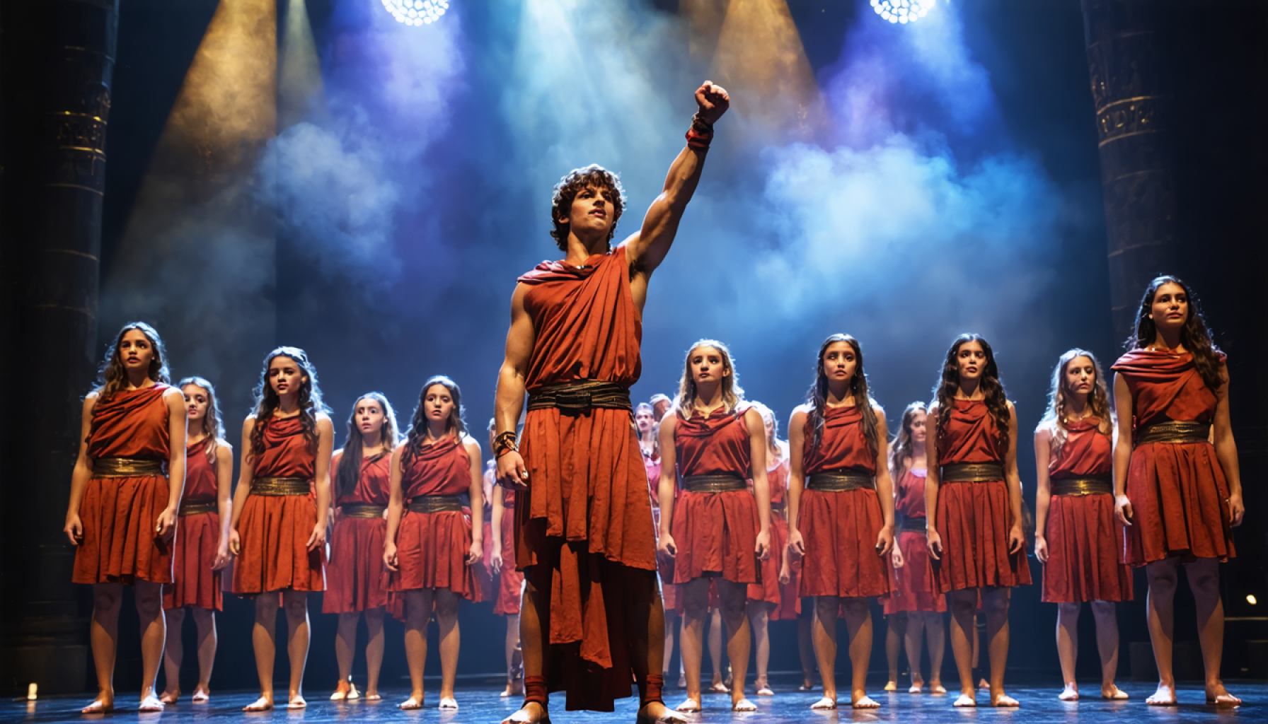 A High School Musical Triumph: Students Conquer Greek Gods and Stage Frights